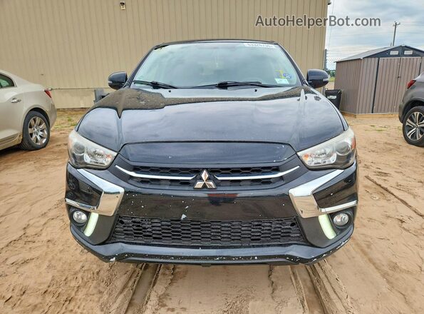 JA4AP3AW5JU012167 2018 MITSUBISHI OUTLANDER Black წინა ხედი