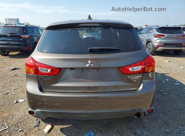 JA4AP3AW7HZ030120 2017 MITSUBISHI OUTLANDER Tan უკანა ხედი