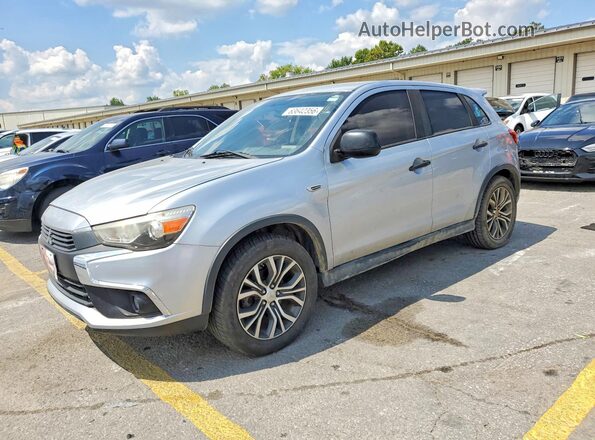 JA4AP3AWXHZ048241 2017 MITSUBISHI OUTLANDER Silver Հետևի ձախ