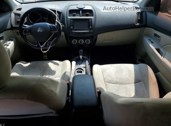 JA4AP3AWXHZ048241 2017 MITSUBISHI OUTLANDER Silver Սարքավորումների վահանակի տեսք