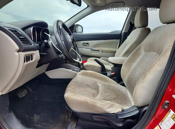 JA4AP4AU1LU017633 2020 MITSUBISHI OUTLANDER Red Vista interior delantera