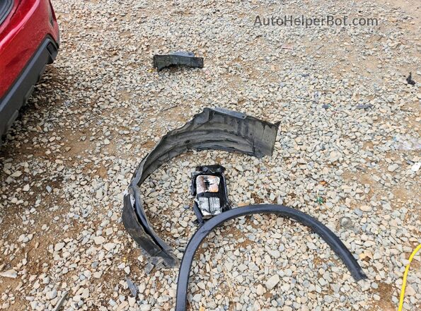 JA4AP4AU1LU017633 2020 MITSUBISHI OUTLANDER Red Vista de la etiqueta del VIN