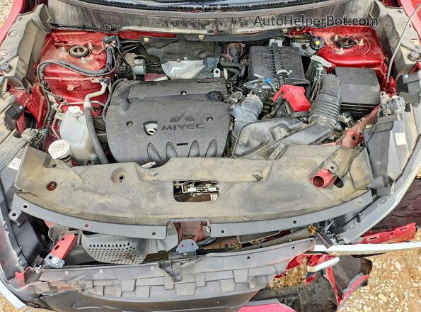 JA4AP4AU1LU017633 2020 MITSUBISHI OUTLANDER Red Vista del compartimento del motor