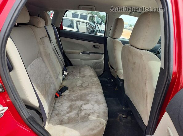 JA4AP4AU1LU017633 2020 MITSUBISHI OUTLANDER Red Vista interior trasera