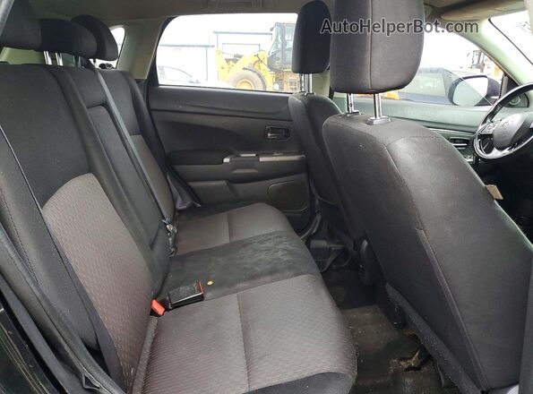 JA4AP4AU4KU005796 2019 MITSUBISHI OUTLANDER Black Հետևի նստատեղերի տեսք