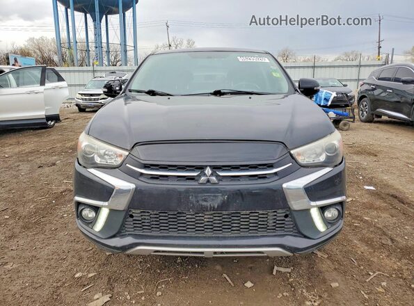 JA4AP4AU4KU005796 2019 MITSUBISHI OUTLANDER Black Դիմացի տեսք