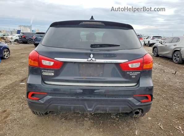 JA4AP4AU4KU005796 2019 MITSUBISHI OUTLANDER Black Հետևի տեսք
