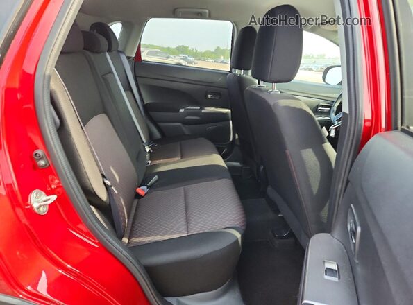 JA4AP4AU6KU030358 2019 MITSUBISHI OUTLANDER Red Widok tylnych siedzeń