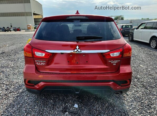 JA4AP4AU6KU030358 2019 MITSUBISHI OUTLANDER Red Widok z tyłu