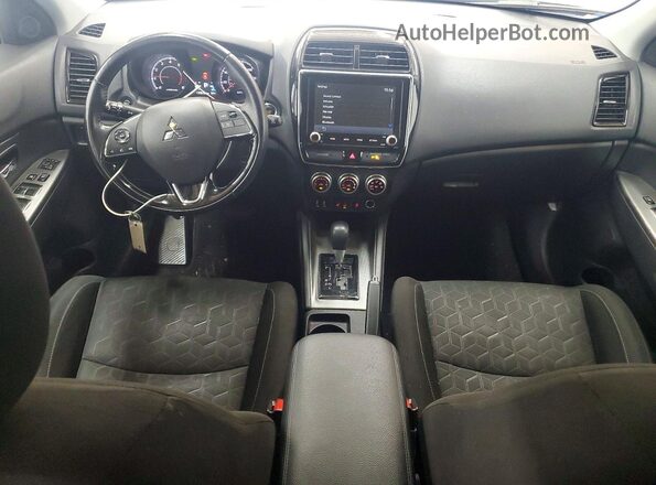JA4AP4AU6LU012556 2020 MITSUBISHI OUTLANDER Blue Առջևի վահանակի տեսք