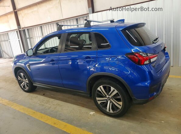 JA4AP4AU6LU012556 2020 MITSUBISHI OUTLANDER Blue Հետևի ձախ