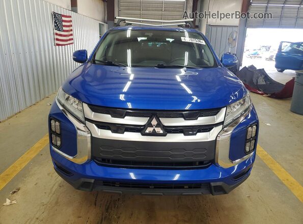 JA4AP4AU6LU012556 2020 MITSUBISHI OUTLANDER Blue Դիմացի տեսք