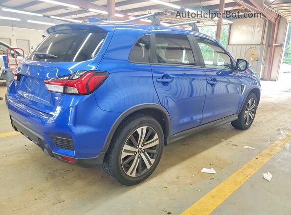 JA4AP4AU6LU012556 2020 MITSUBISHI OUTLANDER Blue Հետևի աջ