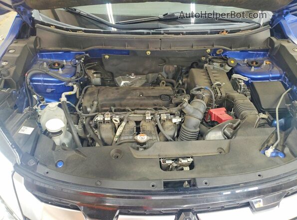 JA4AP4AU6LU012556 2020 MITSUBISHI OUTLANDER Blue Սալոնի հետևի տեսք