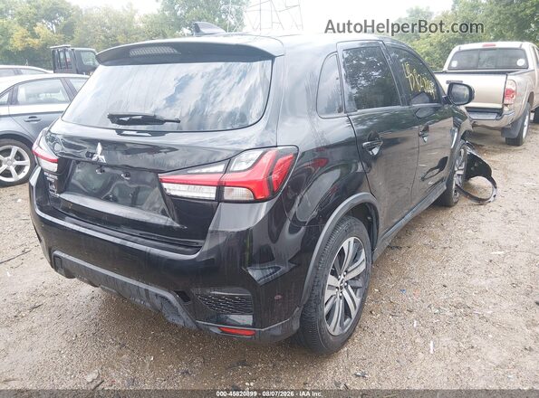 JA4AP4AU9LU030713 2020 MITSUBISHI OUTLANDER SPORT Black უკანა მარჯვენა