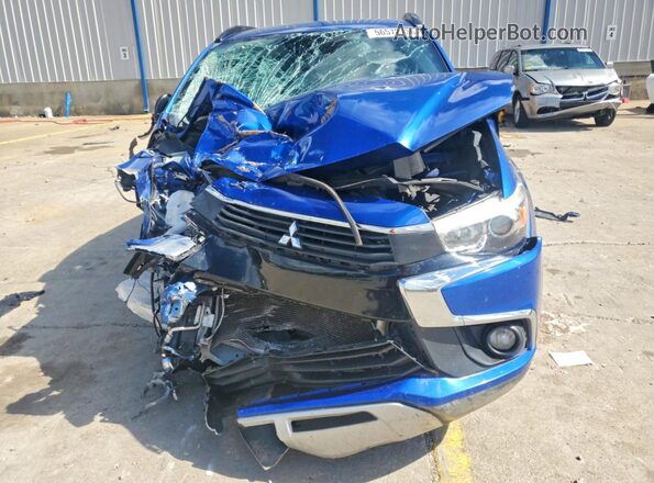 JA4AP4AW2HZ024084 2017 MITSUBISHI OUTLANDER Blue წინა ხედი