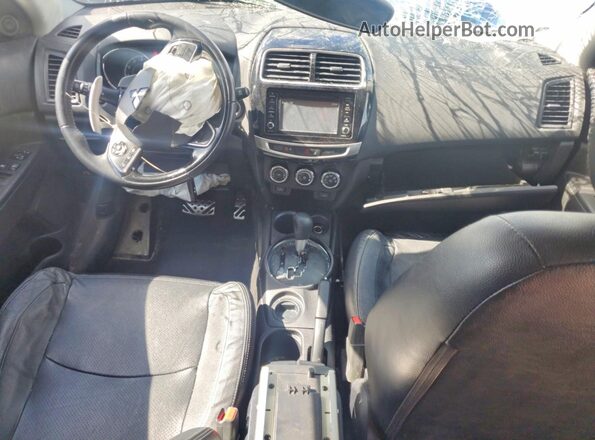 JA4AP4AW2HZ024084 2017 MITSUBISHI OUTLANDER Blue წინა პანელის ხედი