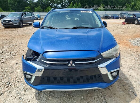 JA4AP4AW2JU024802 2018 MITSUBISHI OUTLANDER Blue Vista frontal