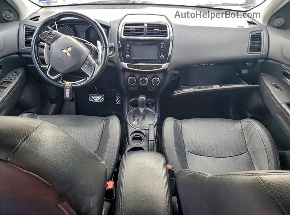 JA4AP4AW7HZ048364 2017 MITSUBISHI OUTLANDER Black Առջևի վահանակի տեսք