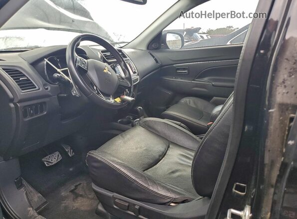 JA4AP4AW7HZ048364 2017 MITSUBISHI OUTLANDER Black Սալոնի դիմացի տեսք
