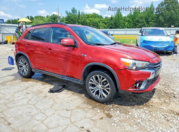 JA4AP4AW7KU010069 2019 MITSUBISHI OUTLANDER Red Przód prawy