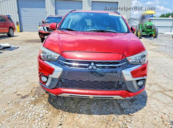 JA4AP4AW7KU010069 2019 MITSUBISHI OUTLANDER Red Widok z przodu