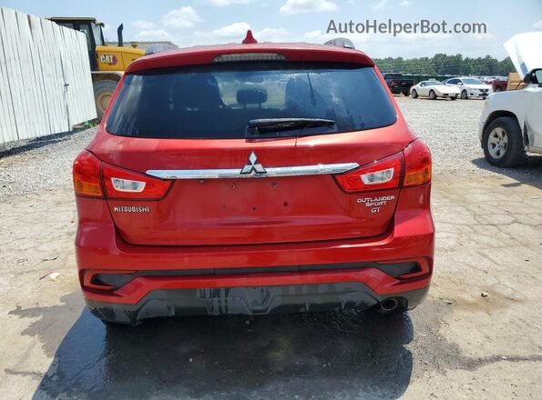 JA4AP4AW7KU010069 2019 MITSUBISHI OUTLANDER Red Widok z tyłu