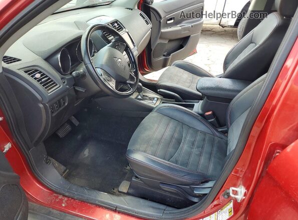 JA4AP4AW7KU010069 2019 MITSUBISHI OUTLANDER Red Widok wnętrza z przodu