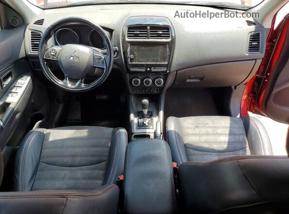 JA4AP4AW7KU010069 2019 MITSUBISHI OUTLANDER Red Widok deski rozdzielczej