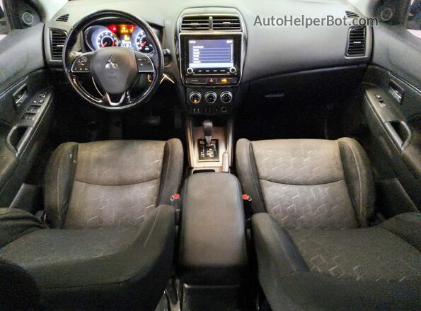 JA4APUAU5MU008936 2021 MITSUBISHI OUTLANDER Black Առջևի վահանակի տեսք