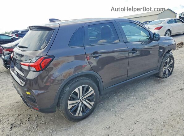 JA4APUAU8MU002337 2021 MITSUBISHI OUTLANDER Коричневый Задняя правая четверть