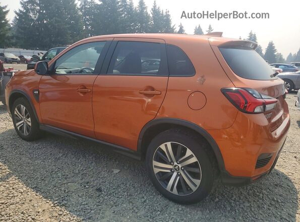 JA4APUAU8NU004381 2022 MITSUBISHI OUTLANDER Orange Tył lewy
