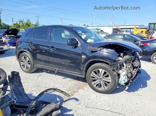 JA4APUAU9MU033452 2021 MITSUBISHI OUTLANDER Black Przód prawy