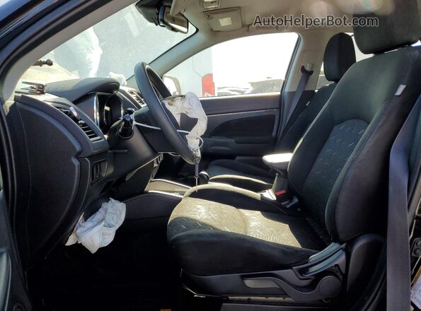 JA4APUAU9MU033452 2021 MITSUBISHI OUTLANDER Black Widok wnętrza z przodu