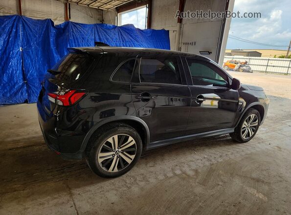 JA4APUAUXMU005028 2021 MITSUBISHI OUTLANDER Black Delantero derecho