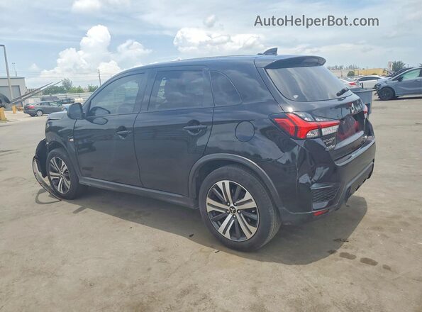 JA4APUAUXMU020712 2021 MITSUBISHI OUTLANDER Black უკანა მარცხენა