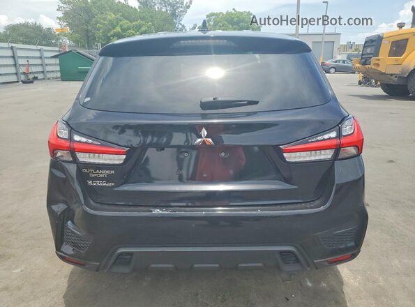 JA4APUAUXMU020712 2021 MITSUBISHI OUTLANDER Black უკანა ხედი