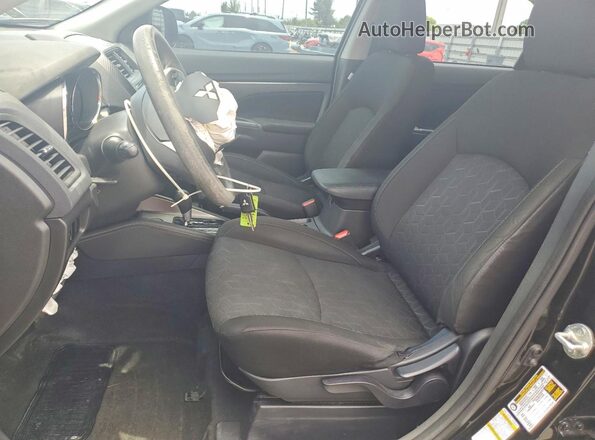 JA4APUAUXMU020712 2021 MITSUBISHI OUTLANDER Black წინა სალონის ხედი