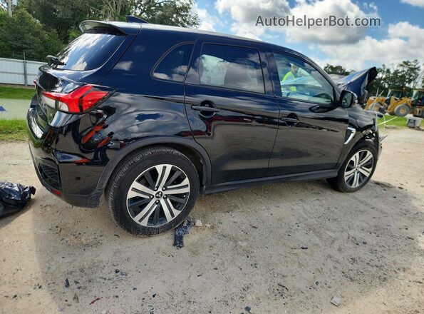 JA4APVAU5NU023718 2022 MITSUBISHI OUTLANDER Черный Задняя правая четверть