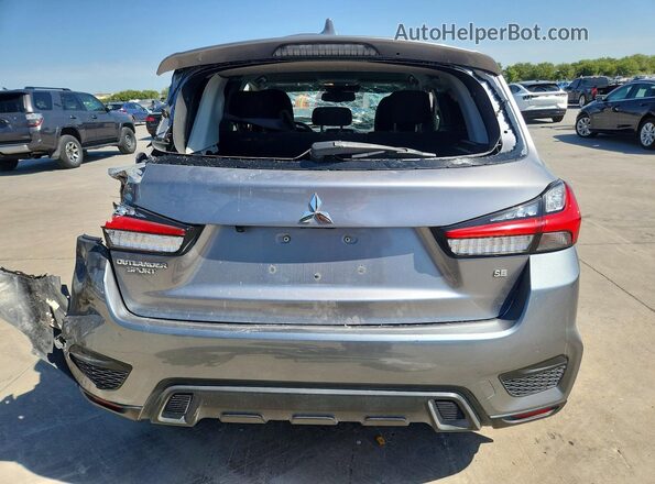 JA4APVAUXMU033465 2021 MITSUBISHI OUTLANDER Gray Widok z tyłu