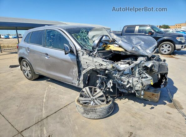 JA4APVAUXMU033465 2021 MITSUBISHI OUTLANDER Gray Przód prawy