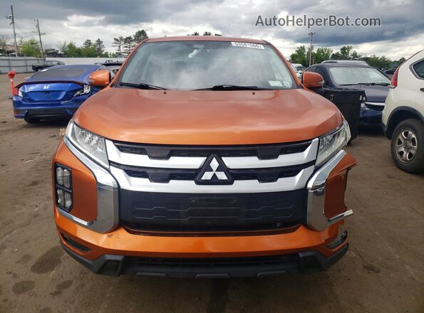 JA4APVAUXNU016019 2022 MITSUBISHI OUTLANDER Orange Front view