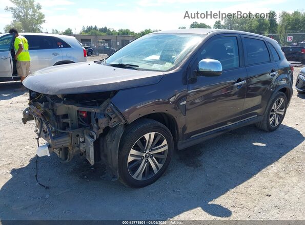 JA4AR3AU2LU002384 2020 MITSUBISHI OUTLANDER SPORT Brown Առջևի ձախ երեք քառորդ տեսարան