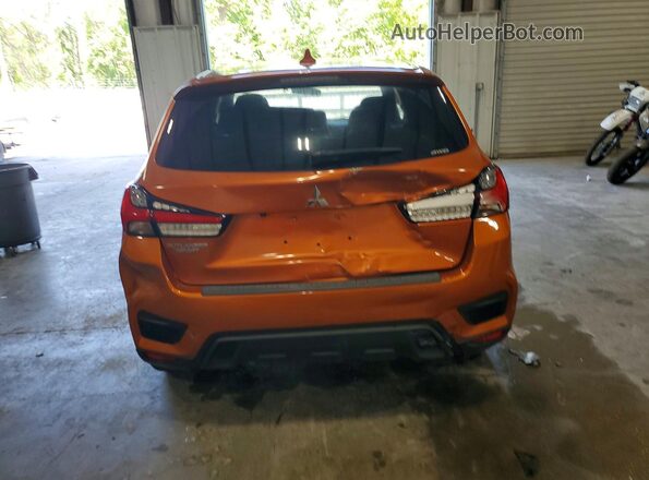 JA4AR3AU6LU005353 2020 MITSUBISHI OUTLANDER Orange Rear view