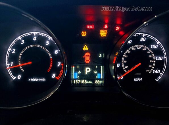 JA4AR3AU6LU005353 2020 MITSUBISHI OUTLANDER Orange Instrument cluster view