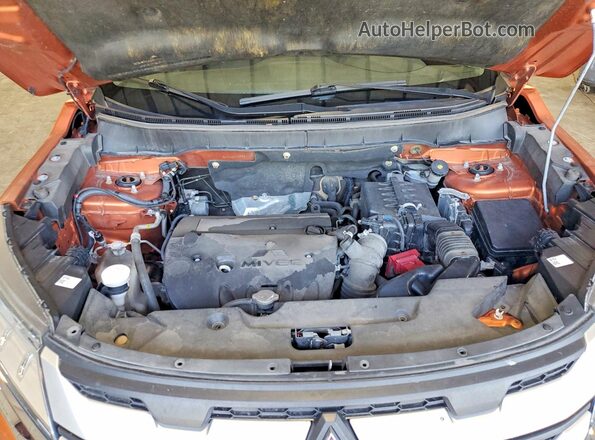 JA4AR3AU6LU005353 2020 MITSUBISHI OUTLANDER Orange Rear interior view