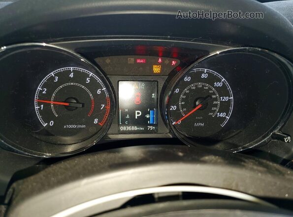 JA4AR3AU6LU010195 2020 MITSUBISHI OUTLANDER Black Instrument cluster view