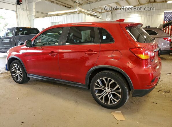 JA4AR3AU9JU016960 2018 MITSUBISHI OUTLANDER Красный Задняя левая четверть