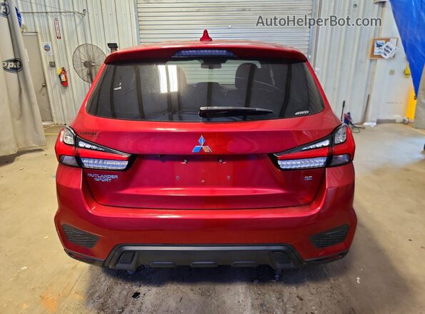 JA4AR3AU9LU018467 2020 MITSUBISHI OUTLANDER Red Rear view