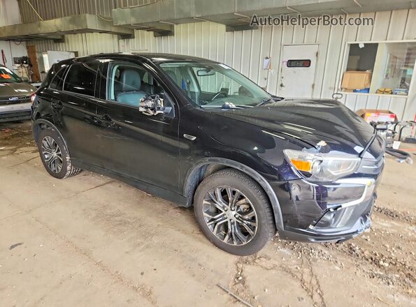 JA4AR3AW0JU014046 2018 MITSUBISHI OUTLANDER Черный Передняя правая четверть